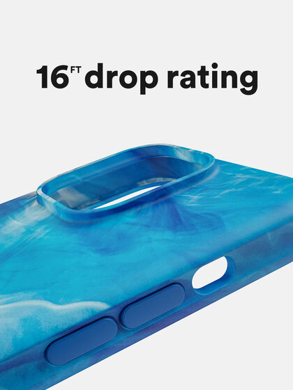 Carve Marble (Blue/White) Case with MagSafe for iPhone 15 Pro, , large